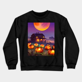 And Pumpkins All Aglow Crewneck Sweatshirt